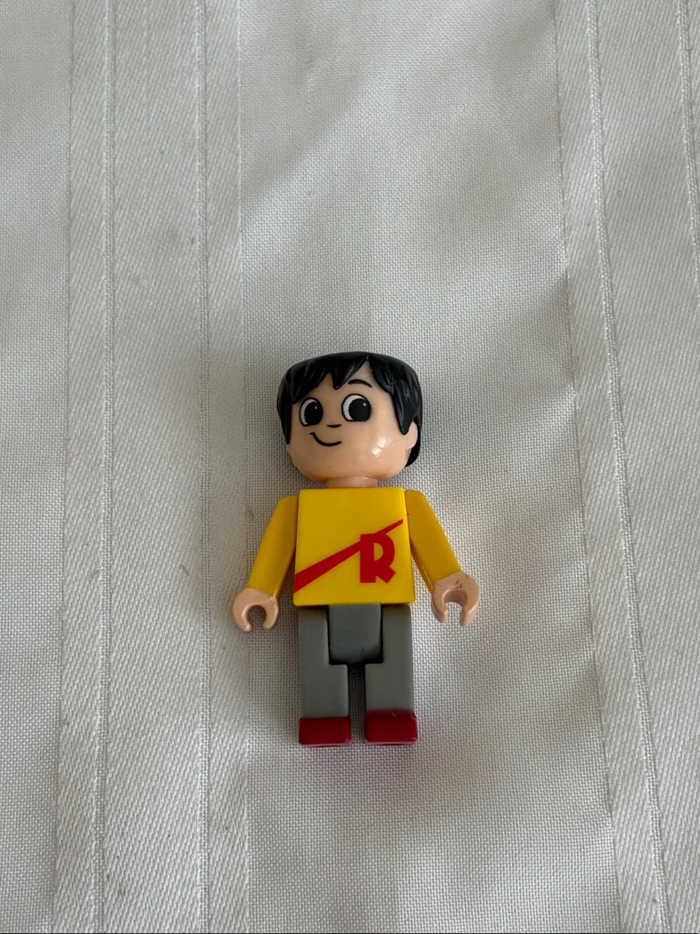 Ryan’s world Yellow Mini Figure Toy with Red Accent - Kids Toy